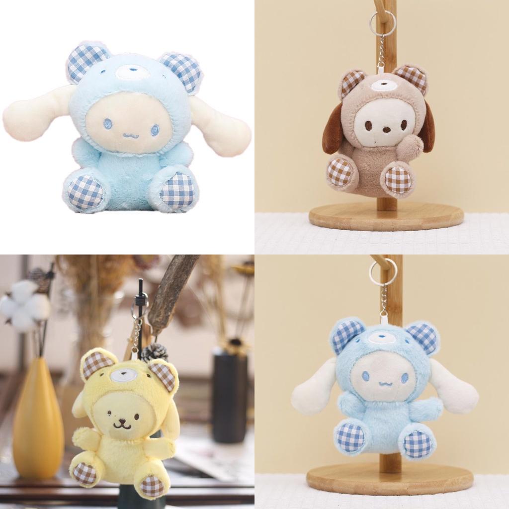 Очаровательный плюшевый брелок-подвеска Sanrio Melody Cinnamoroll Kuromi в виде куклы, подарок
