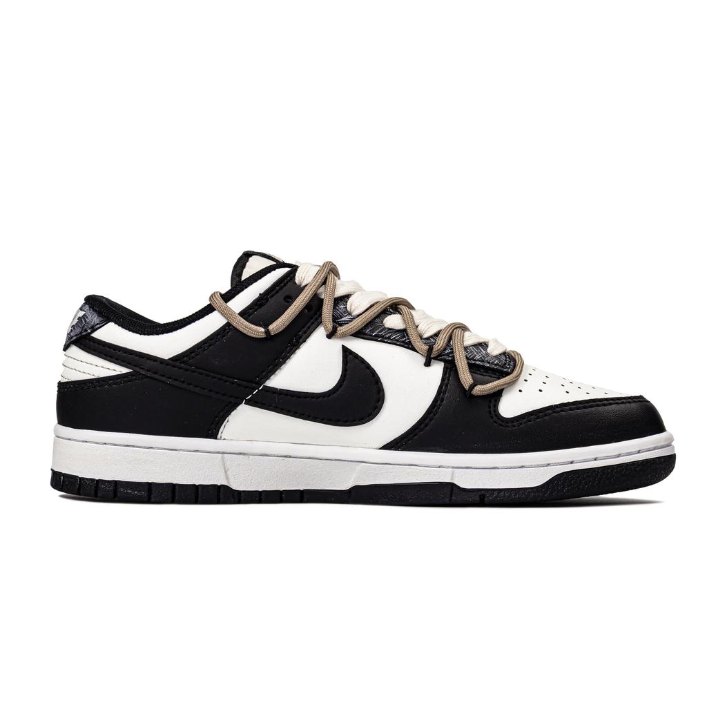 Nike Dunk Skateboard Shoes Unisex Low Top Black/White DD1391-100(Team177--BOX)