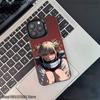 Чехол для телефона Аниме Тога Химико Для iPhone 17,16,15,14,13,12,11,Pro,XS,Max,Plus,Mini,SE4,E Черный Матовый Ударопрочный Чехол