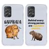 Милый Мультяшный Капибара Чехол Для Телефона Samsung A15 A13 A35 A55 A51 A71 A41 A31 A03S A05 A17 A23 A25 A33 A53 A73 5G A07 4G Обложка