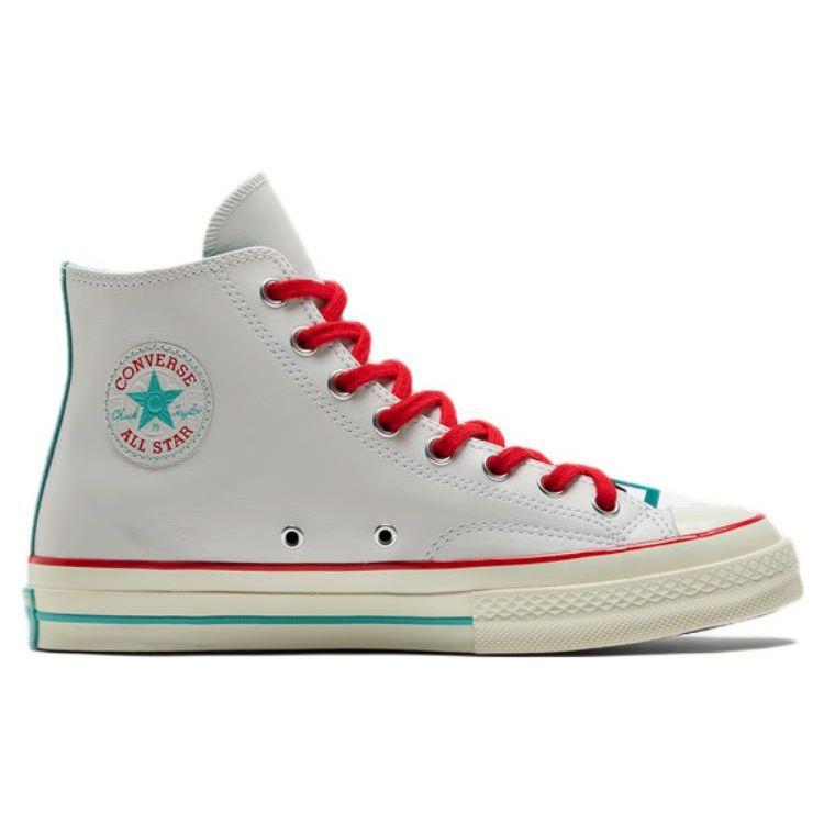 Converse Chuck Taylor All Star 1970s Кожаные Универсальные Высокие Кроссовки Унисекс Белые 173202C