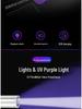 Wood's Lamp UV Flashlight for Cat Ringworm Detection with USB Charging, Fungal Fluorescence, and Money Verification