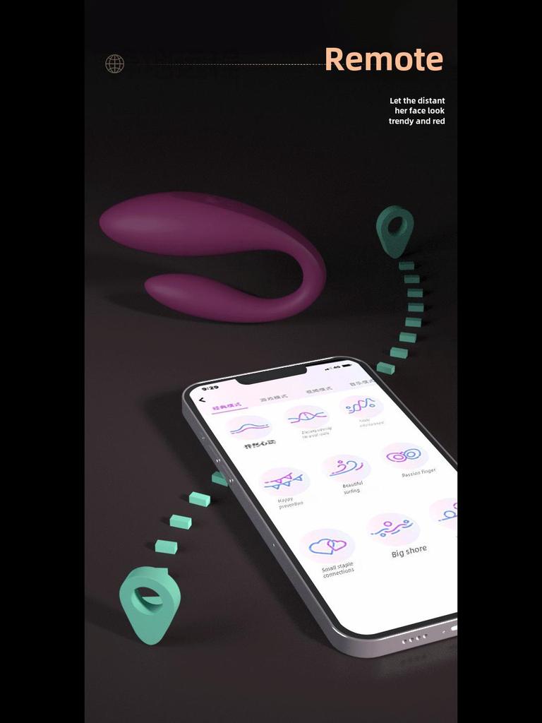 Jiyu Multi-Frequency Vibrating Wearable Egg with Remote Control