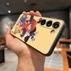 Мультяшный чехол для телефона Ranma 1/2 для Samsung A56 A36 A26 A16 A15 A25 A35 A55 A14 A34 A24 A54 Черный Мягкий чехол