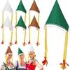 L Шляпа-коса Октоберфест Женская Баварская Пивная Девушка Остроконечная Кепка Шляпа-конус Принцессы Хэллоуин Вечеринка Карнавал Набор Аксессуаров для Костюма EU