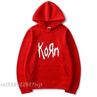 Модный универсальный пуловер унисекс и для женщин Korn Rock Band с надписью, повседневная спортивная уличная толстовка, толстовка унисекс