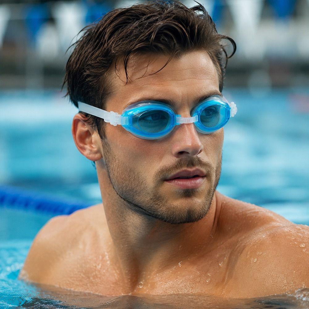 Soft Silicone Eye Seal Waterproof Swim Eyewear Anti Fog Swimming Mirror  Swimming Competition