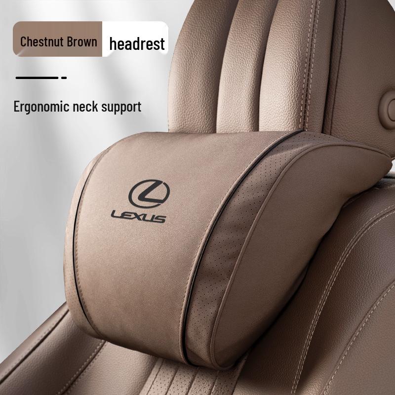 Подушка-поддержка поясницы на подголовник Lexus для ES200, ES300h, NX, RX - Автомобильная подушка для защиты шеи.