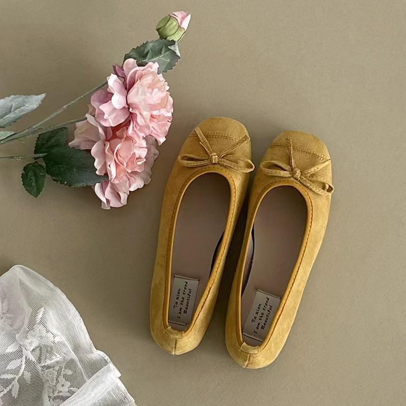 Женские балетки Bow Tie Cute Kawaii Shoes для женщин Slip on Casual Shoes