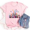 Fashion Disney Villain Queen Women T-shirt Harajuku 90s Ladies Aesthetic Friends T-shirt Kawaii Summer Short Sleeves T Shirt