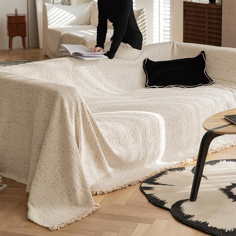 Plush Sofa Cover Universal Couch Protector All Soft Non-Slip Mat
