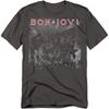 Футболка Bon Jovi Slippery Cover 100% Хлопок Мужская Топ S-4XL, Угольный