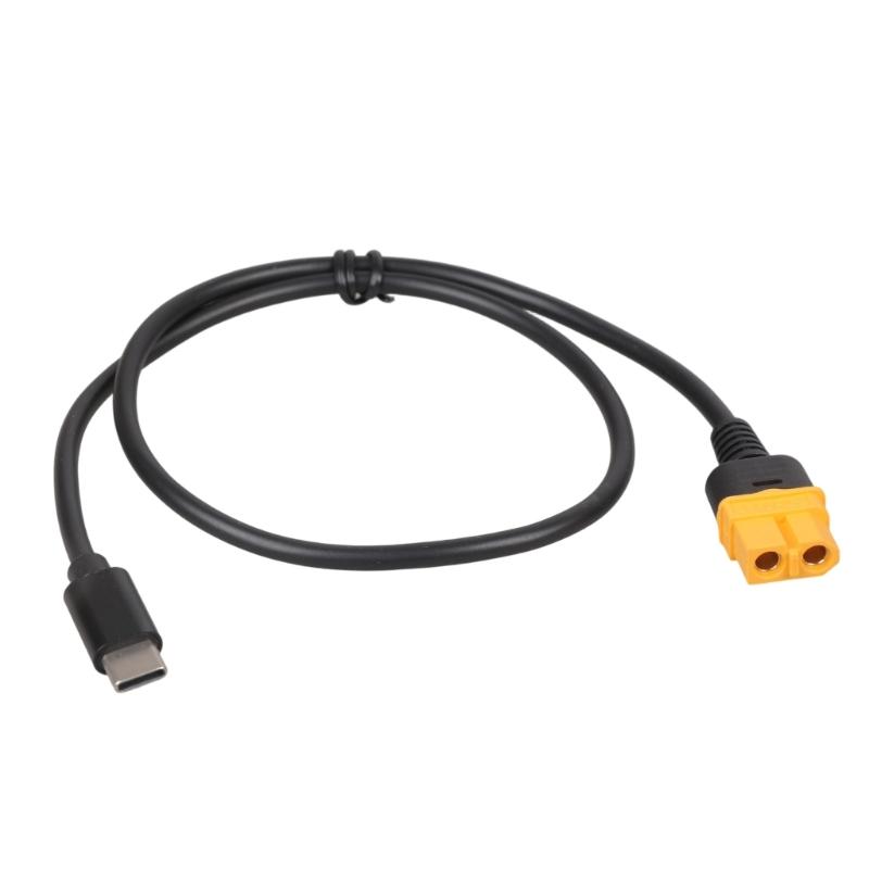 Силовой кабель Type C (папа) - XT60 (мама), 100 Вт, для дронов, солнечных батарей, игрушек, моделей самолетов