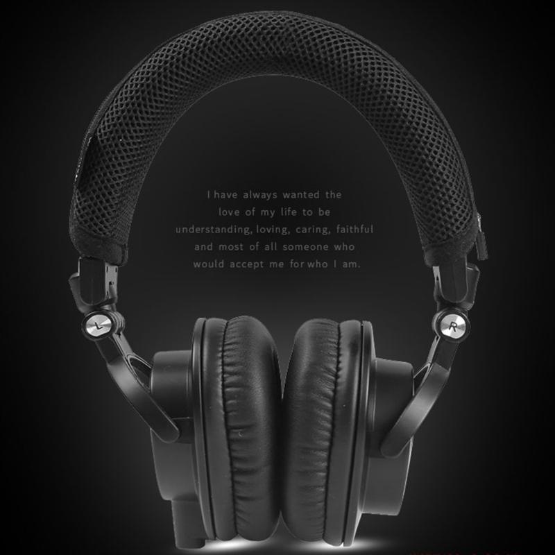 Дышащая накладка на оголовье для наушников ATH M50X Рукав для дужки Предотвращает износ Улучшает опыт ношения