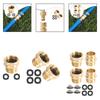 Адаптер для садового шланга 3/4" GHT female на 3/4" NPT male, высокопроизводительный сменный аксессуар