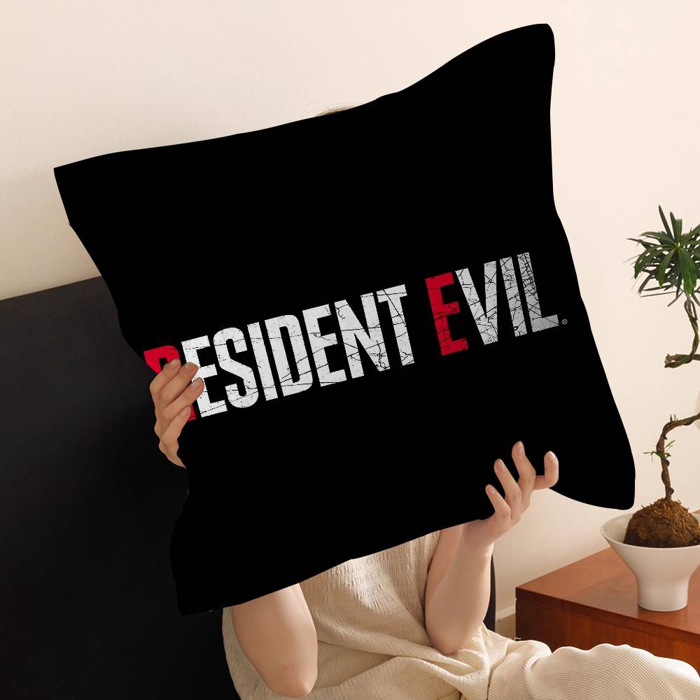 Ужасы R-Resident E-Evil Игровая Подушка Аниме Подушка Подушка для изголовья дивана Наволочка Чехол для подушки 45x45 см Мода