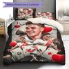 Julian Alvarez River Plate Poker Card 3D Print Duvet Cover Set Soccer Star Bedding Set Without Pillow Core Comforter Bedroom Decor