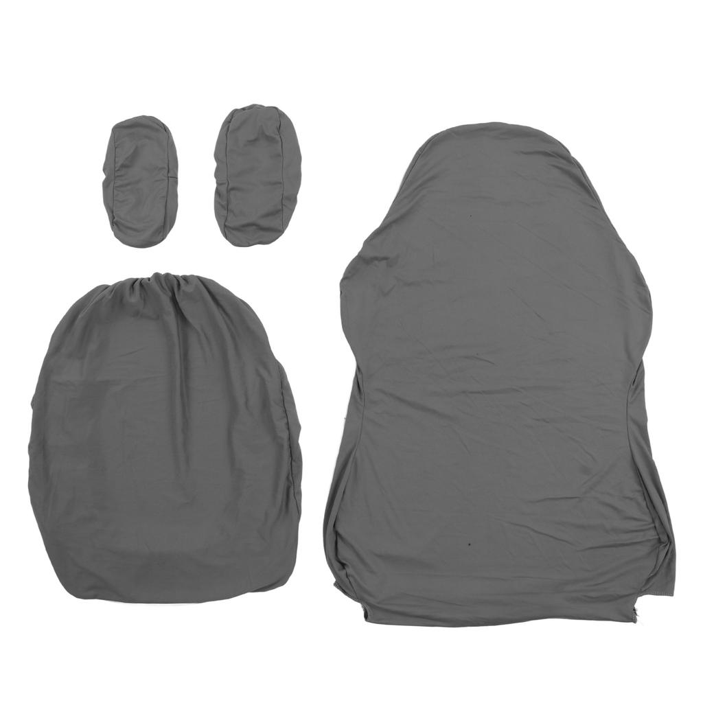 Чехол для игрового кресла, чистый цвет, дышащий полиэстер, высокопрочный чехол для офисного кресла с подлокотником