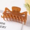 Simple Solid Color Claw Clip Large Barrette Crab Bath Hair Clip Ponytail Clip for Women Girls Hair Accessories Hair Styling Tool