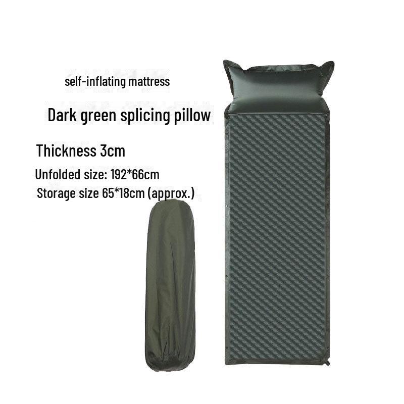 Самонадувающийся коврик для сна на открытом воздухе - надувной матрас для кемпинга и автоматический надувной коврик для палатки