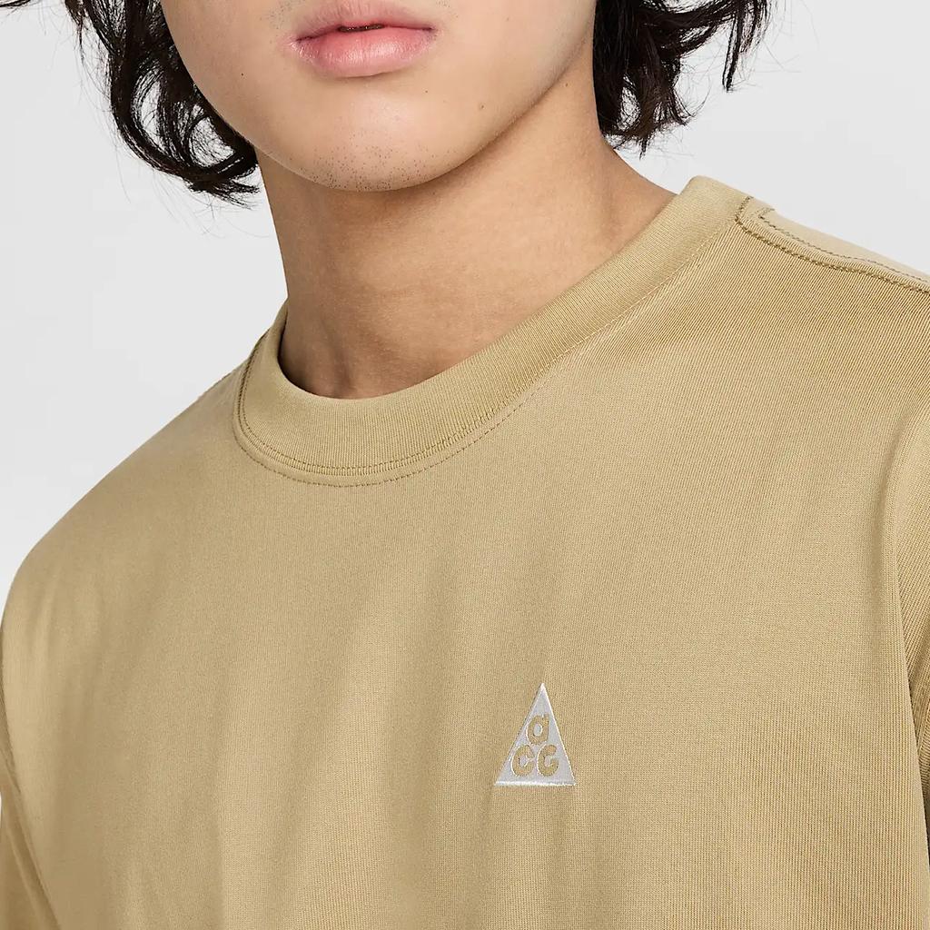 Nike Max90 ACG Back Logo Print Loose Comfortable Fashion Short Sleeve T Shirt Men Tops Parachute-Beige HJ0799-297