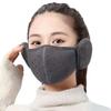 PALAME Winter Face Mask with Earmuffs and Face Cover for Face and Elastic Free and Warm Ear Covers for Women and Suitable for and Outdoor Activities