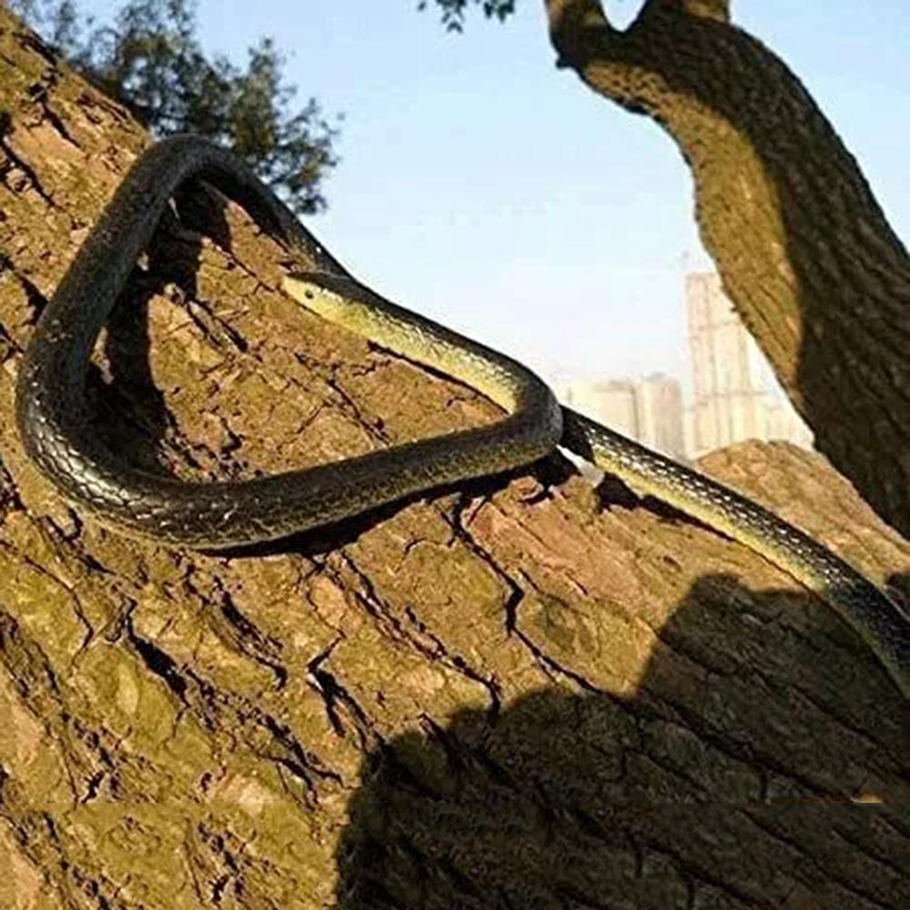 Игрушка-имитация змеи Садовые резиновые змеи Реалистичные трюковые игрушки Для игры Розыгрыши