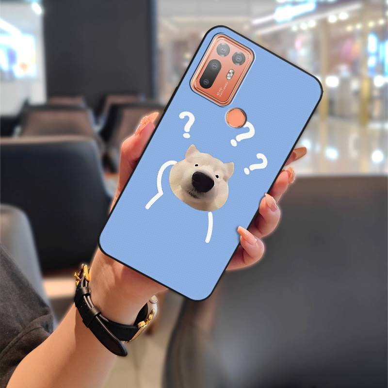 Милый грязеотталкивающий чехол для телефона для HTC Desire 20 Plus/D20+ для пары Водонепроницаемый мягкий чехол Прочный мультяшный Полная защита ТПУ