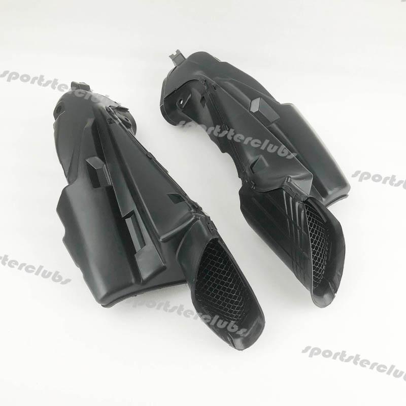 A Pair For Suzuki K6 K7 GSXR750 GSX-R 750 2006-2007 GSX-R600 GSXR600 Black Motorcycle Ram Air Intake Tube Duct Pipe