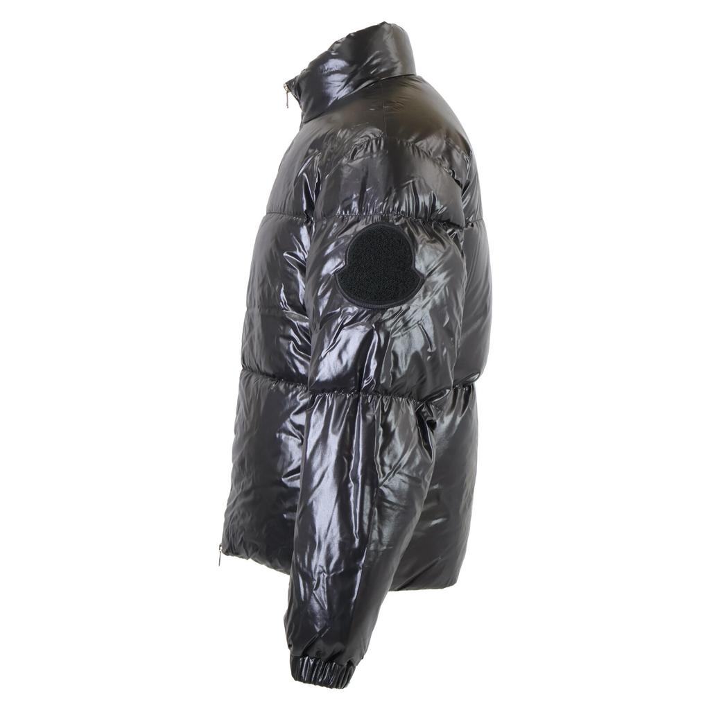 Moncler [Хорошее состояние/внутренний обычный продукт] FRIESIAN Arm Big Patch Пуховик 2 черныйБ/у