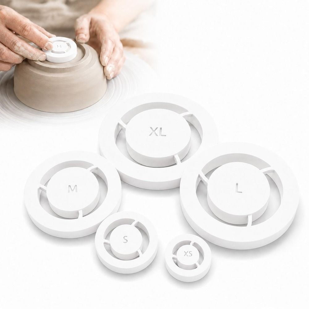 Consistent Positioning Pottery Foot Ring Template DIY Ceramic Making Supplies
