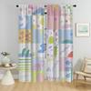 Разноцветные секционные кухонные шторы для гостиной, домашние интерьерные шторы, 2 штуки, шторы-тени, элегантная камера