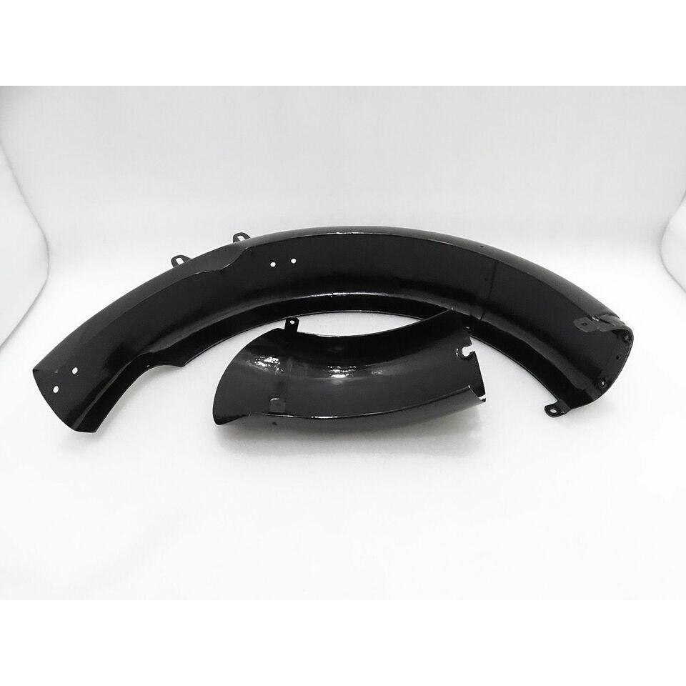 BSA M20 FRONT AND REAR BLACK PAINTED MUDGUARD FENDER SET |Fit For
