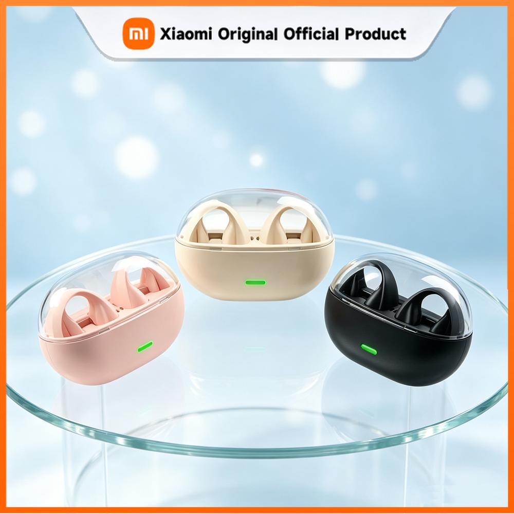 Xiaomi TWS Earclip Wireless Bluetooth Headset OWS Touch Light Mini High Quality Earplugs Anti Sweat HD Sound Stereo Universal Headset