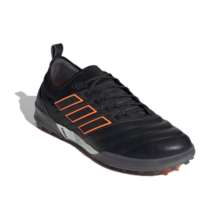 adidas Copa 20.1 TF (Резиновые шипы) Прочные Футбольные Бутсы Мужские Футбольные Бутсы Черно-Оранжевые EH0892