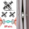 Window Curtains Holder Close Magnetic Clasp Home Accessories Removable 8 Pairs of Curtain Magnetic Fasteners Decoration Decor