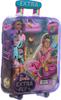 Barbie Extra Fly Ken Doll with Travel Clothes Tropical Outfit with Boogie Board Duffel Bag Beach-Themed & Accessories, &