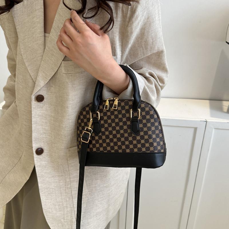 Yogodlns Модная сумка-ракушка, женский маленький кошелек с узором и сумочка, одноплечная сумка через плечо для женщин для повседневного использования