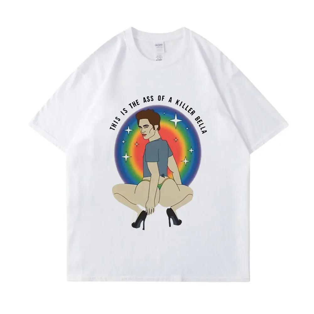 Это задница убийцы Белла футболка Сага Сумерки Графическая Смешные футболки Мужчины Женщины Высокое качество 100% хлопок футболка Мужчина