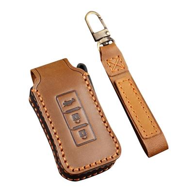 Ключница Kinotaka Smart Key Case, Для Mitsubishi / Nissan, Премиальная Натуральная Кожа, Delica D5, Outlander,