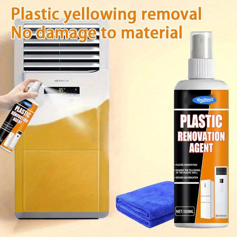Plastic Whitening Restorer Spray Remove Yellow Stains Oxidation Repair Scratches For Air Conditioner Shell Plastic Parts
