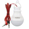 Outdoor Emergency Light Bulb LED Camping Tent Lantern Plastic Outdoor Emergency Light Bulb with Hook for Hiking Fishing 12V 5W