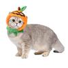 Halloween Cat Pumpkin Hat, Cute Pumpkin Holiday Decoration Pet Hat