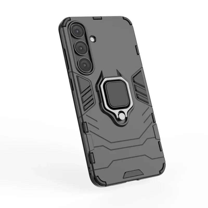 Для Samsung Galaxy A90 A82 A73 A72 A71 A56 A55 A55 A53 A52 A51 A36 A35 A34 Магнитный держатель-кольцо для пальца Военный защитный чехол