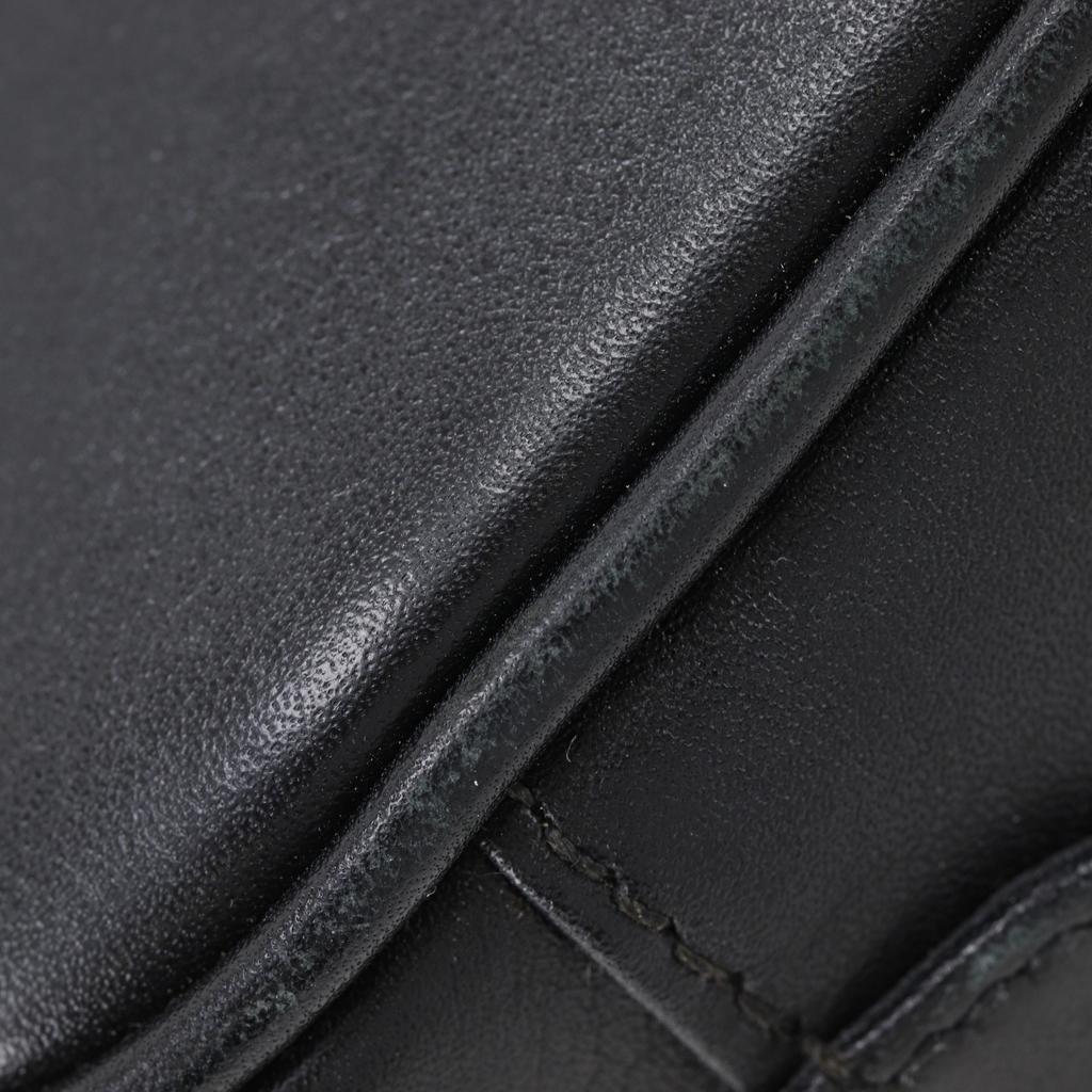 CHANEL Bicolole Vanity Pouch black Calfskin Women Used