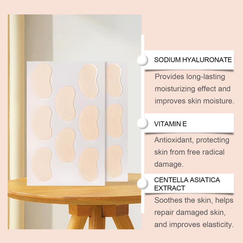 Facial Anti-wrinkle Sleep Patch Sodium Hyaluronate Nasolabial Fold Patch Light Lines Compact