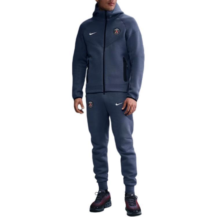 Мужская толстовка Nike Paris Saint Germain Tech Windrunner Мужская Nike Футболка с капюшоном на молнии из флиса
