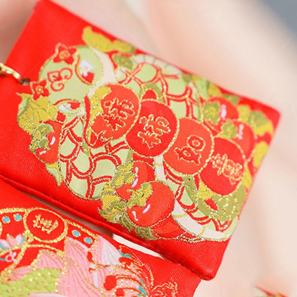 Cartoon Car Hanger Chinese Style Good Luck Amulet Key Chain Lucky Sachet Pendant  Good Lucky