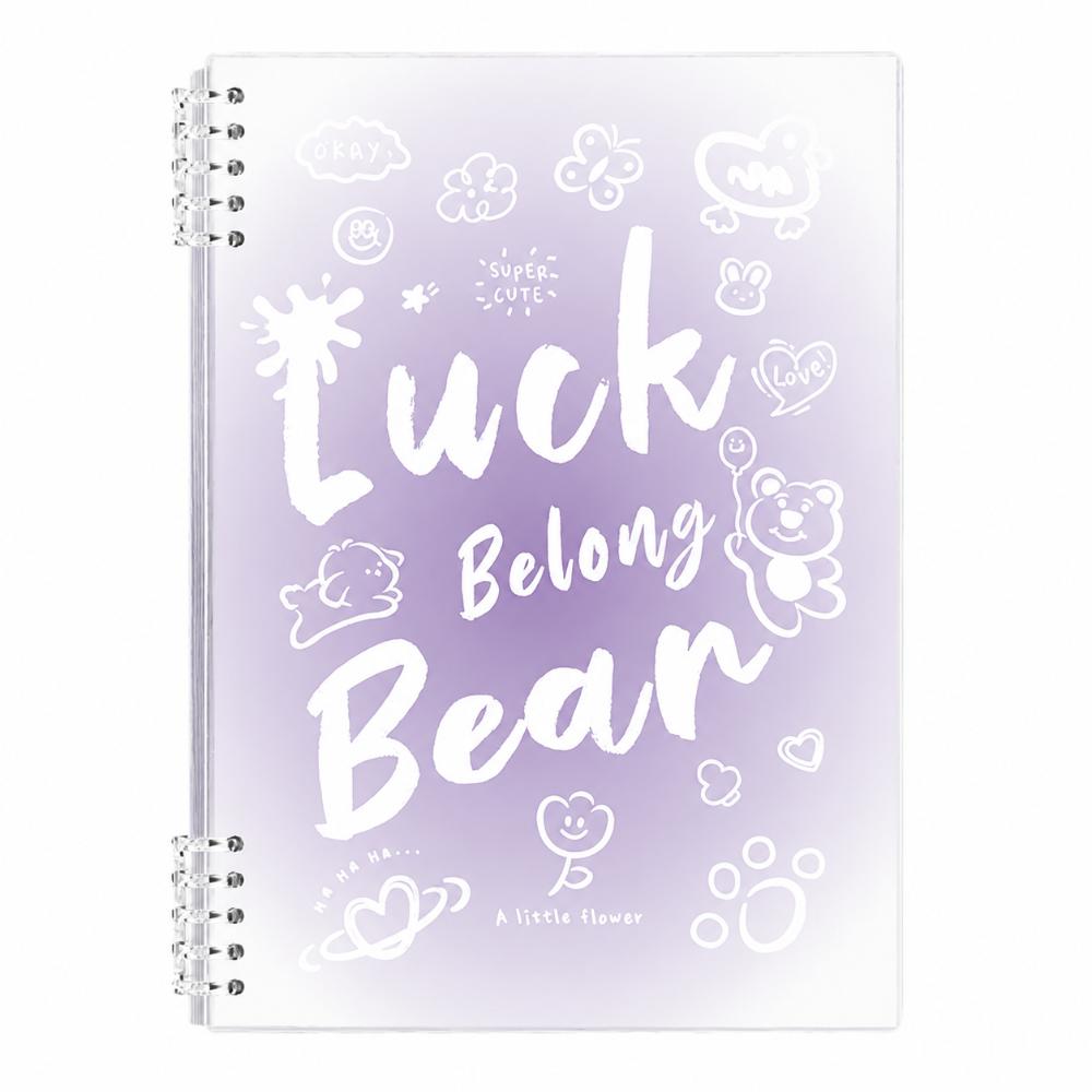 Gradient Color Binder Notebook Detachable Notepad Durable Loose-leaf Notebook  Studnets