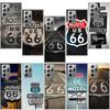 Чехол для телефона America Route 66 для Samsung Galaxy S25 Edge S24 S23 FE S22 S26 Ultra S21 S20 S10 Plus Capa Мягкий